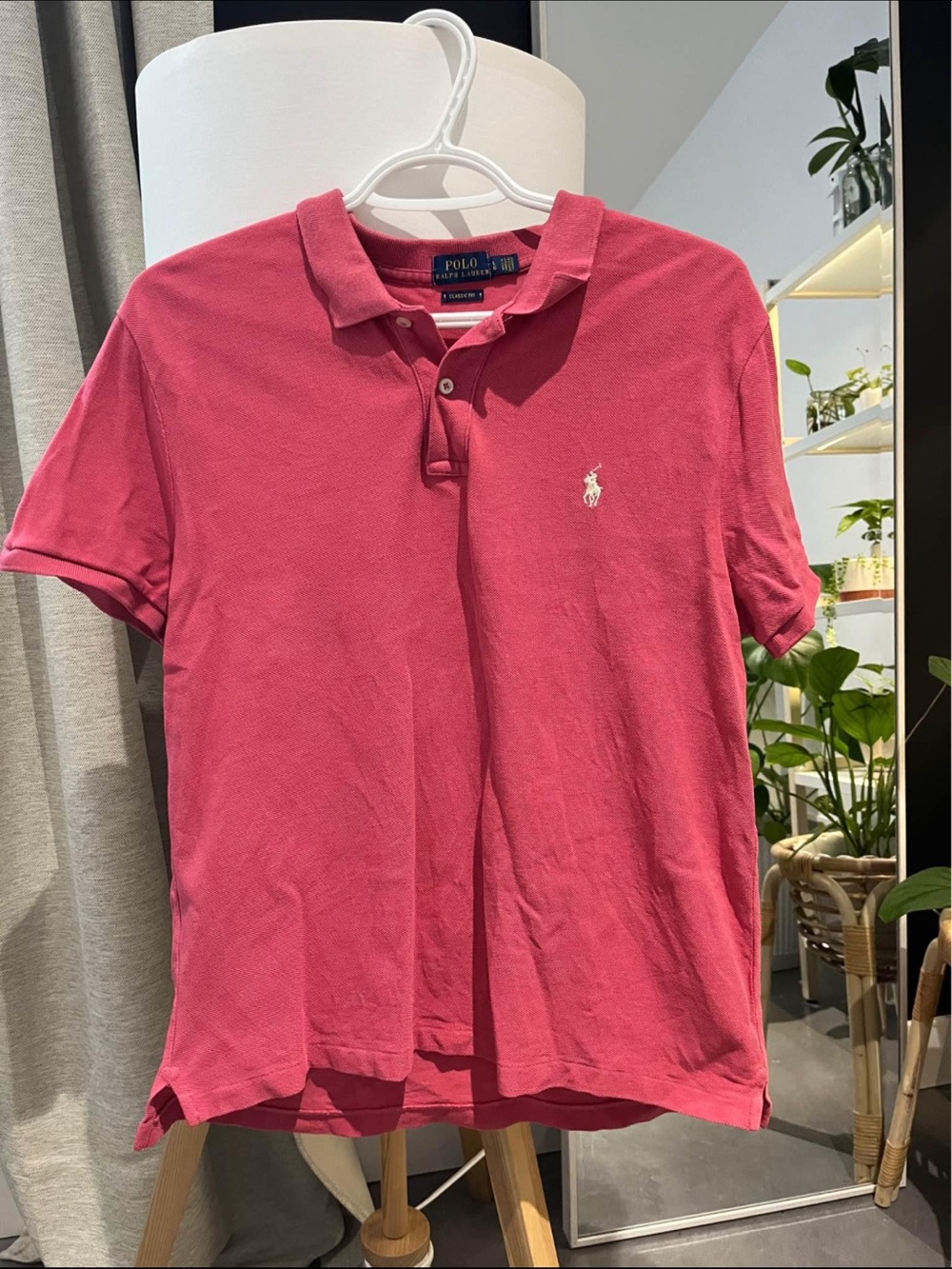Ralph Lauren Men’s Pink Short-Sleeve Polo Shirt